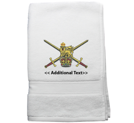 Personalised Army Military Terry Cotton Towel