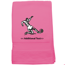 Personalised Football Sports Terry Cotton Towel Personalised Football Sports Terry Cotton Towel