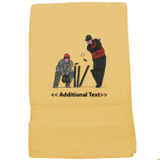 Personalised Cricket Players Sports Terry Cotton Towel Personalised Cricket Players Sports Terry Cotton Towel
