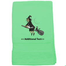 Personalised Witch Seasonal Towels Terry Cotton Towel