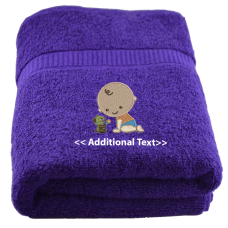 Personalised Baby Gift Towels Terry Cotton Towel