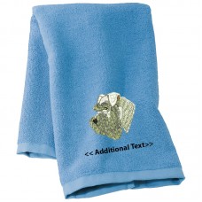 Personalised Dog Custom Embroidered  Terry Cotton Towel Personalised Dog Custom Embroidered  Terry Cotton Towel