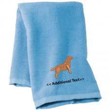 Personalised Dog Custom Embroidered Terry Cotton Towel Personalised Dog Custom Embroidered Terry Cotton Towel