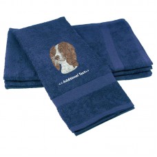 Personalised Dog Custom Embroidered  Terry Cotton Towel Personalised Dog Custom Embroidered  Terry Cotton Towel