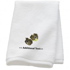 Personalised Dogs Custom Embroidered  Terry Cotton Towel