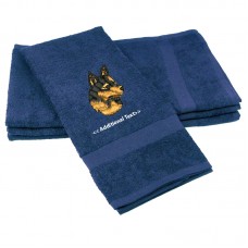 Personalised Dog Custom Embroidered Terry Cotton Towel