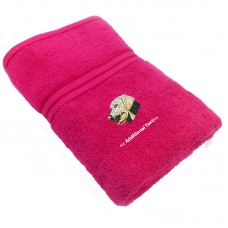 Personalised Dog Custom Embroidered Terry Cotton Towel Personalised Dog Custom Embroidered Terry Cotton Towel