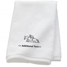 Personalised Horse Custom Embroidered  Terry Cotton Towel Personalised Horse Custom Embroidered  Terry Cotton Towel