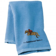 Personalised Horse Custom Embroidered  Terry Cotton Towel Personalised Horse Custom Embroidered  Terry Cotton Towel
