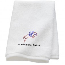 Personalised Horse Custom Embroidered  Terry Cotton Towel Personalised Horse Custom Embroidered  Terry Cotton Towel