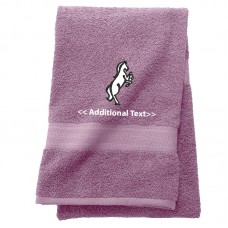 Personalised Horse  Custom Embroidered  Terry Cotton Towel Personalised Horse  Custom Embroidered  Terry Cotton Towel