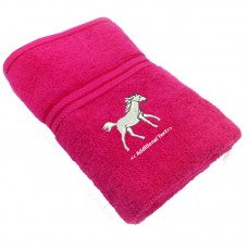 Personalised Horse Custom Embroidered  Terry Cotton Towel Personalised Horse Custom Embroidered  Terry Cotton Towel