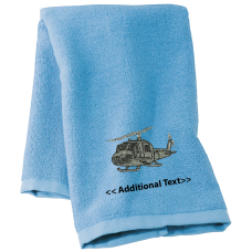 Personalised Helicopter Military Towels Terry Cotton Towel
