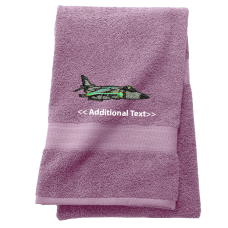 Personalised Jet Military Terry Cotton Towel