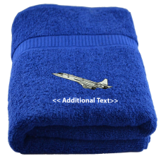 Personalised Jet Military Terry Cotton Towel