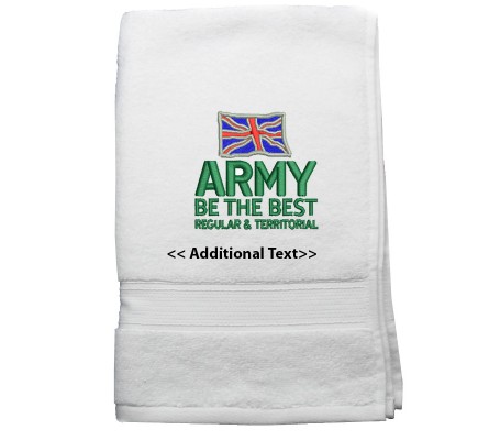 Personalised Army Training Corp Towels