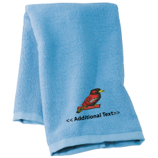 Personalised Bird Custom Embroidered Terry Cotton Towel Personalised Bird Custom Embroidered Terry Cotton Towel