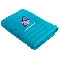 Personalised Butterfly Custom Embroidered Terry Cotton Towel