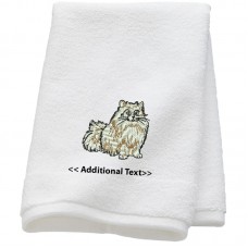 Personalised Cat  Custom Embroidered Terry Cotton Towel Personalised Cat  Custom Embroidered Terry Cotton Towel