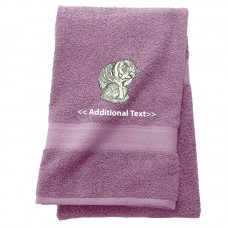 Personalised Cat  Custom Embroidered Terry Cotton Towel Personalised Cat  Custom Embroidered Terry Cotton Towel