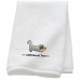 Personalised Cat with a Ball of String Custom Embroidered Terry Cotton Towel