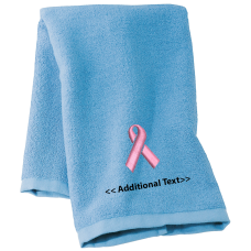 Personalised Awareness Ribbon Personalised Towels Terry Cotton Towel