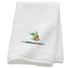 Personalised Candle Seasonal Towels Terry Cotton Towel