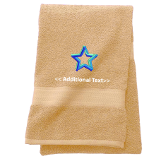 Personalised Star Gift Towels Terry Cotton Towel Personalised Star Gift Towels Terry Cotton Towel