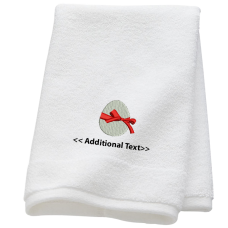 Personalised Easter Egg Seasonal Towels Terry Cotton Towel