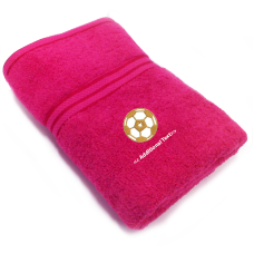 Personalised Football Sports Towels Terry Cotton Towel Personalised Football Sports Towels Terry Cotton Towel