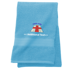 Personalised  England Football Pitch Sports Towels Terry Cotton Towel Personalised  England Football Pitch Sports Towels Terry Cotton Towel
