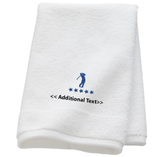 Personalised Five Star Golfer Sports Towels Terry Cotton Towel Personalised Five Star Golfer Sports Towels Terry Cotton Towel