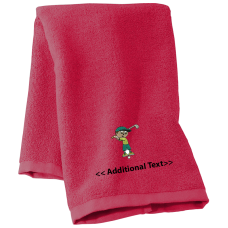 Personalised Golf Boy Sports Towels Terry Cotton Towel