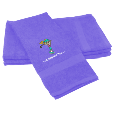 Personalised Golf Girl Sports Towels Terry Cotton Towel Personalised Golf Girl Sports Towels Terry Cotton Towel