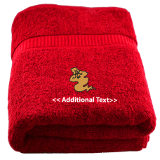 Personalised Ghost Seasonal Towels Terry Cotton Towel