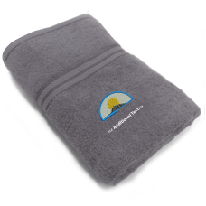 Personalised Mountain Custom Embroidered Terry Cotton Towel