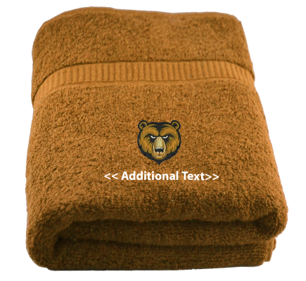 Personalised Bear Cubs Sports Towels Terry Cotton Towel