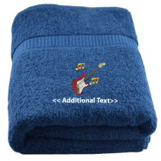 Personalised Guitar Hobby Towels Terry Cotton Towel Personalised Guitar Hobby Towels Terry Cotton Towel