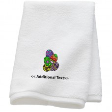 Personalised Easter Eggs Seasonal Towels Terry Cotton Towel