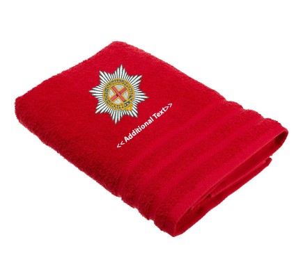Personalised Coldstream Guards Military Towels Terry Cotton Towel