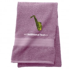 Personalised Saxaphone Hobby Towels Terry Cotton Towel Personalised Saxaphone Hobby Towels Terry Cotton Towel