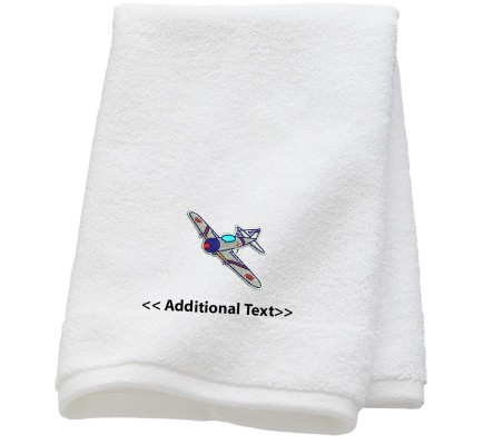 Personalised Spitfire Military Towels Terry Cotton Towel