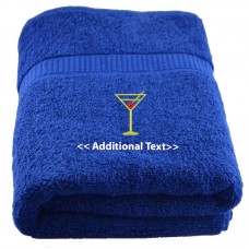 Personalised Wine  Gift Towels Terry Cotton Towel