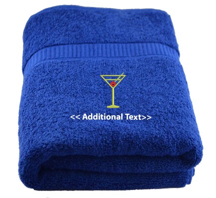 Personalised Wine  Gift Towels Terry Cotton Towel