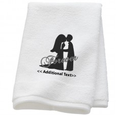 Personalised Forever Wedding Towel Terry Cotton Towel Personalised Forever Wedding Towel Terry Cotton Towel
