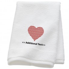 Personalised Heart Wedd Wedding Towel Terry Cotton Towel Personalised Heart Wedd Wedding Towel Terry Cotton Towel